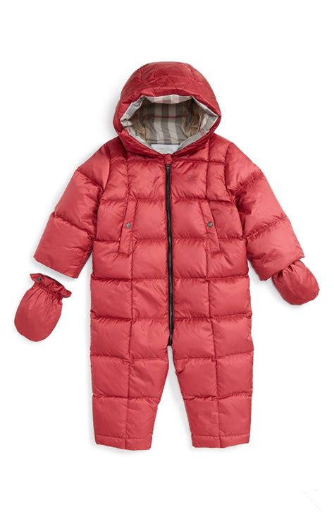 dress burberry baby|burberry snowsuit baby girl.